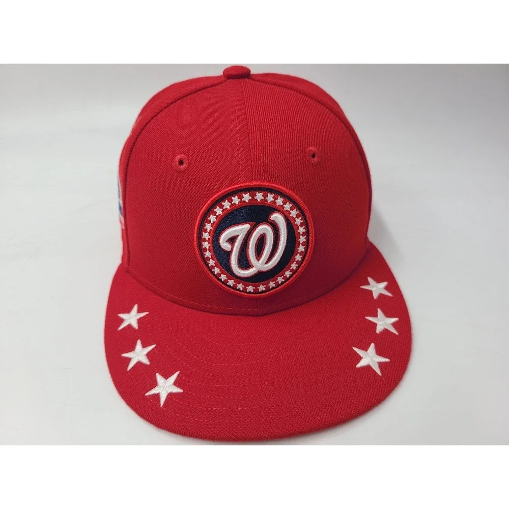 Washington Nationals 2018 All Star Game New Era 59Fifty Fitted 7 Hat Cap MLB Red